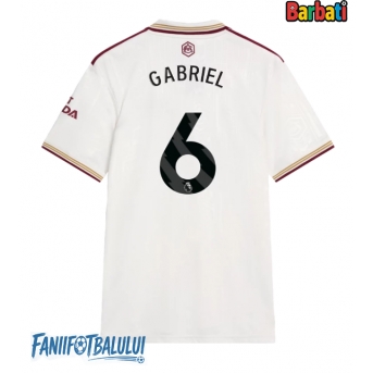 Arsenal Gabriel Magalhaes #6 Tricou Fotbal Replică 2025-26 Barbati Treilea